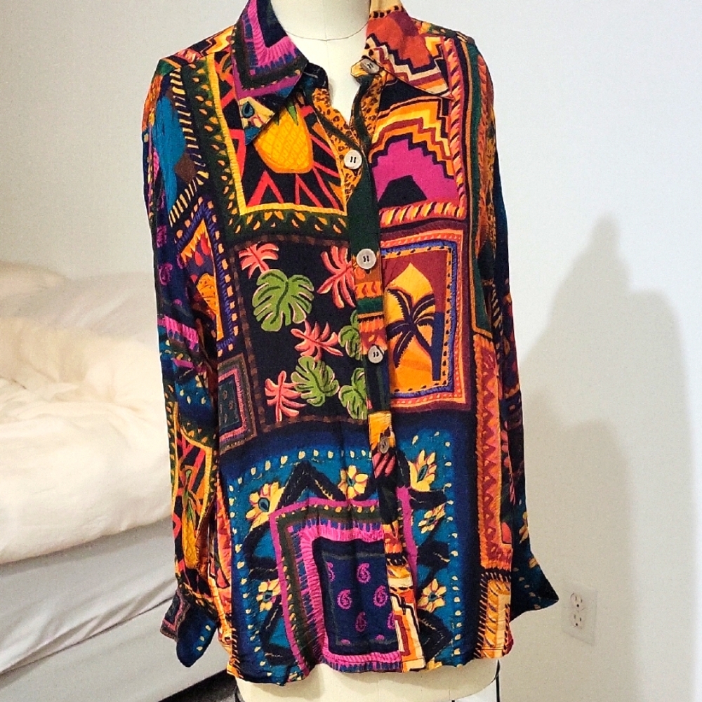 Farmrio Colorful Patterned Women's Top